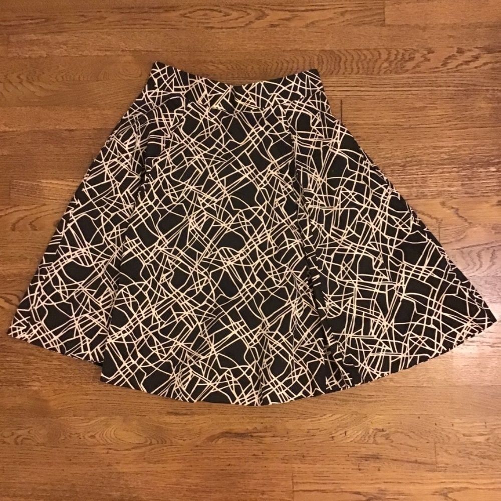 Midi length circle skirt